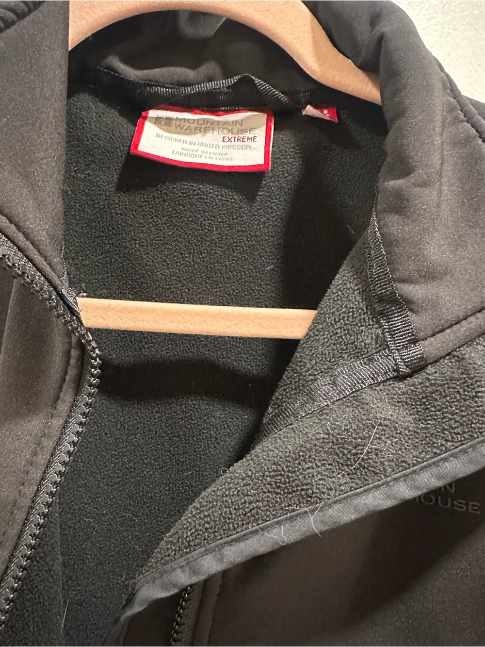 Ladies Black Softshell Jacket - Picture 5 of 6